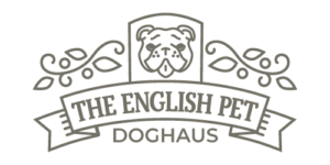 the english pet doghaus icon/logo