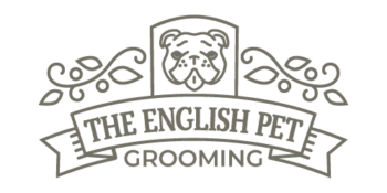 the english pet grooming icon/logo