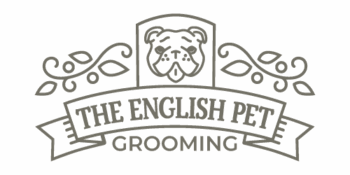the english pet grooming icon/logo